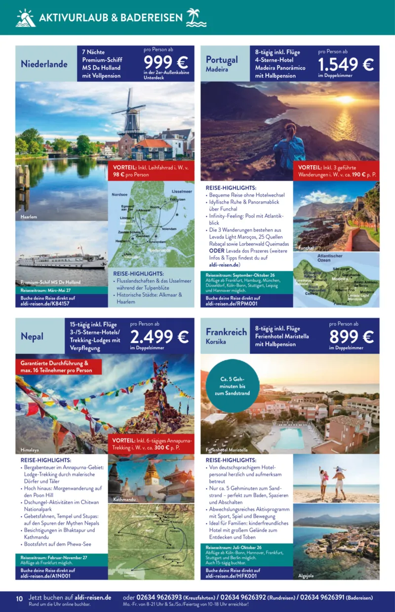 ALDI Reisen Prospekt vom 01.07.2026, Seite 10