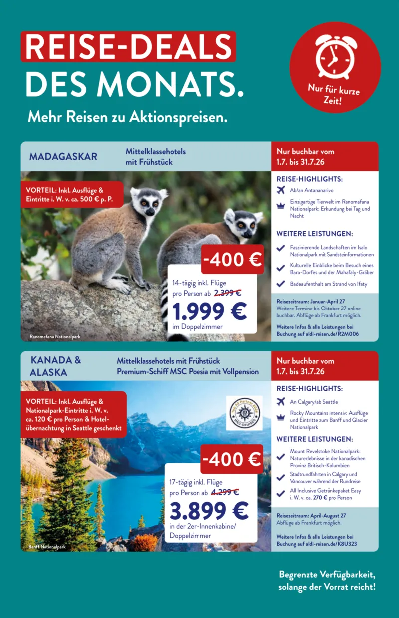 ALDI Reisen Prospekt vom 01.07.2026, Seite 3