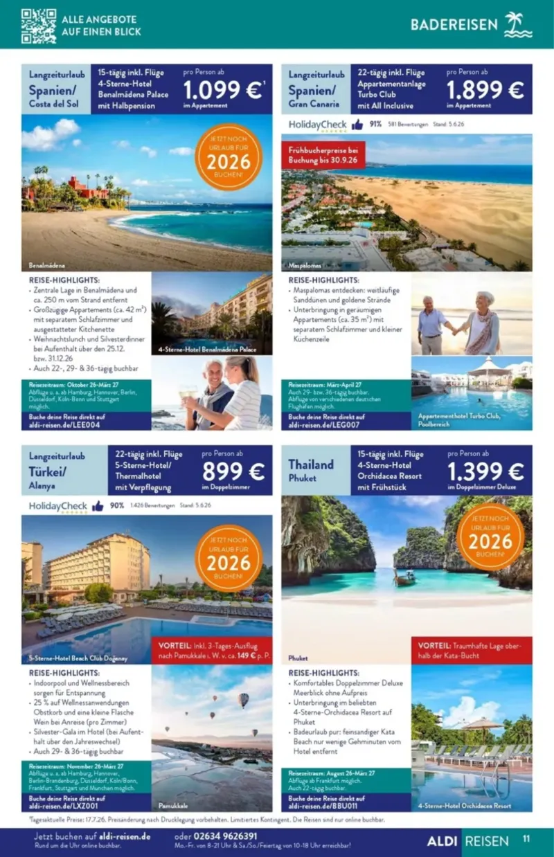 ALDI Reisen Prospekt vom 01.08.2026, Seite 11