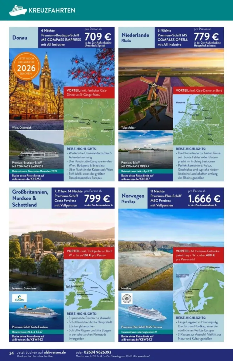 ALDI Reisen Prospekt vom 01.08.2026, Seite 24