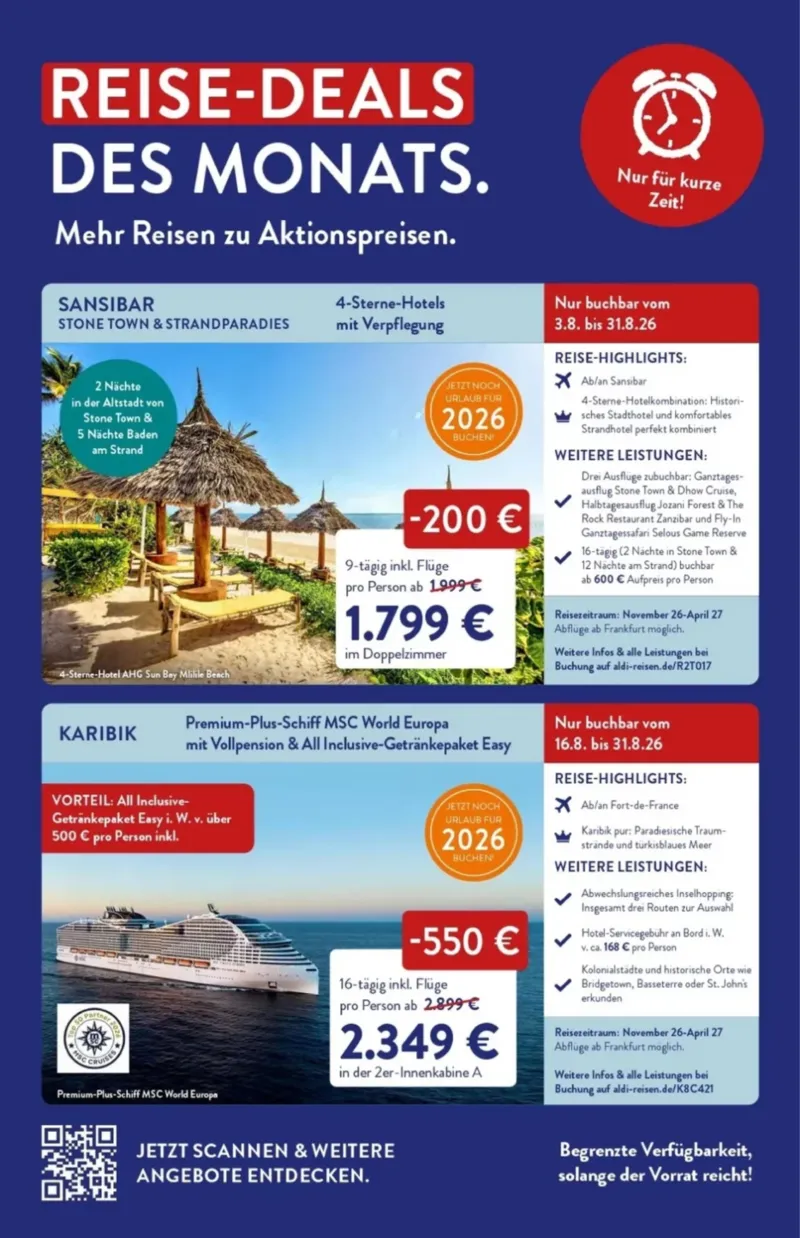ALDI Reisen Prospekt vom 01.08.2026, Seite 3
