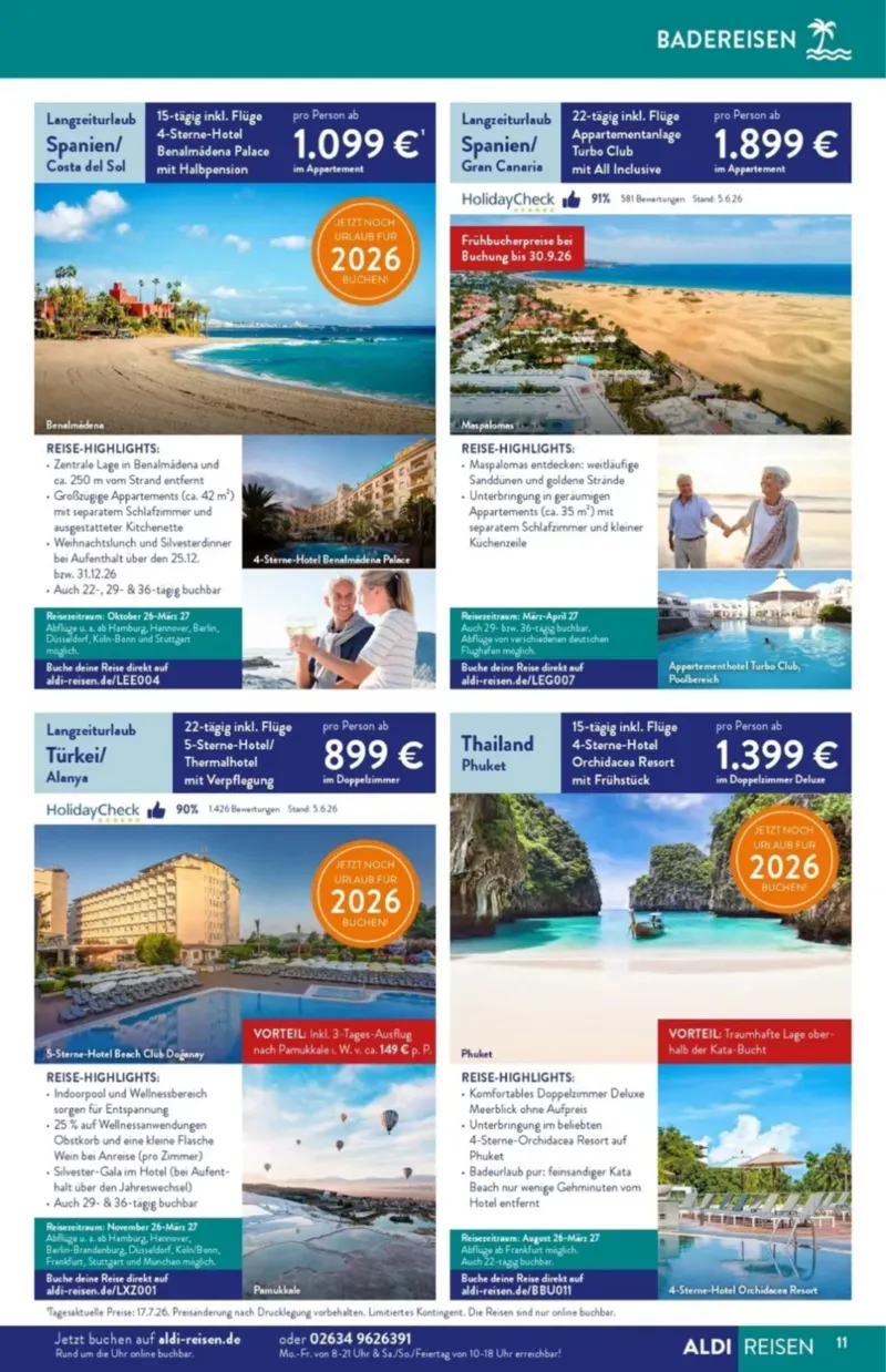 ALDI Reisen Prospekt vom 01.08.2026, Seite 11