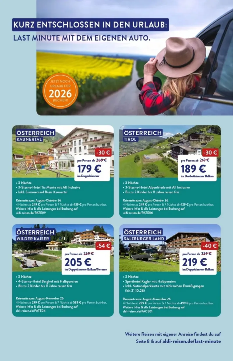 ALDI Reisen Prospekt vom 01.08.2026, Seite 7