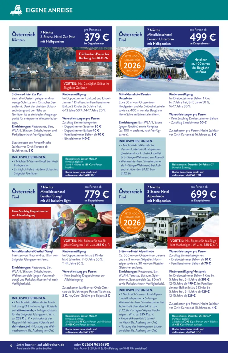 ALDI Reisen Prospekt vom 01.09.2026, Seite 6