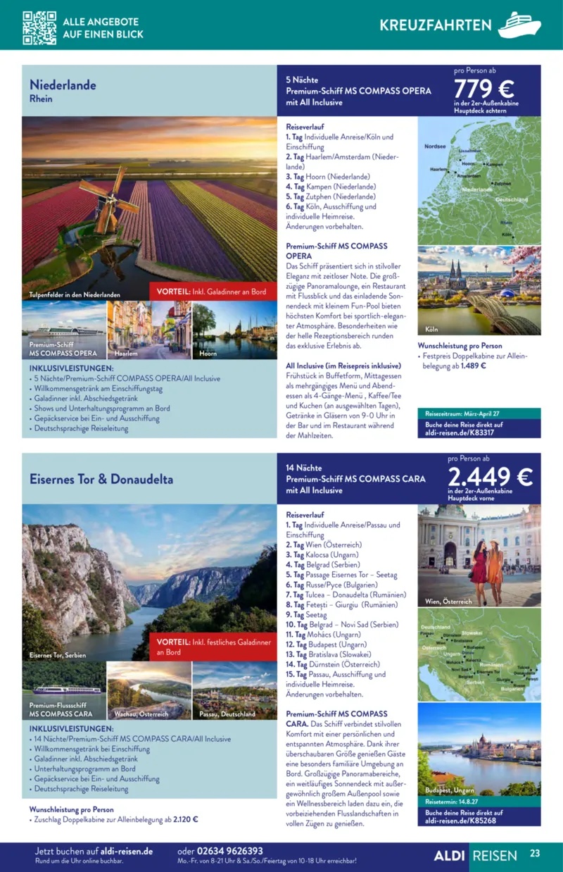 ALDI Reisen Prospekt vom 01.10.2026, Seite 23
