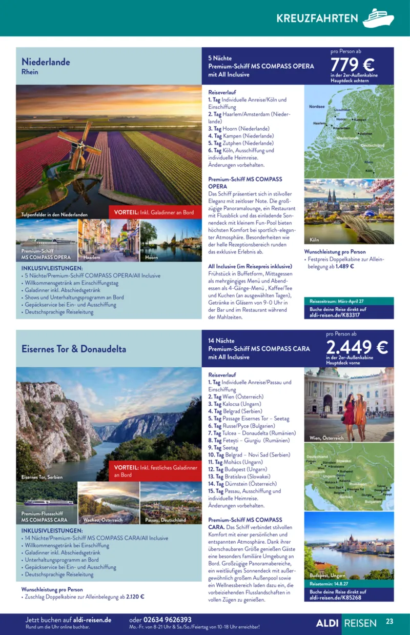 ALDI Reisen Prospekt vom 01.10.2026, Seite 23