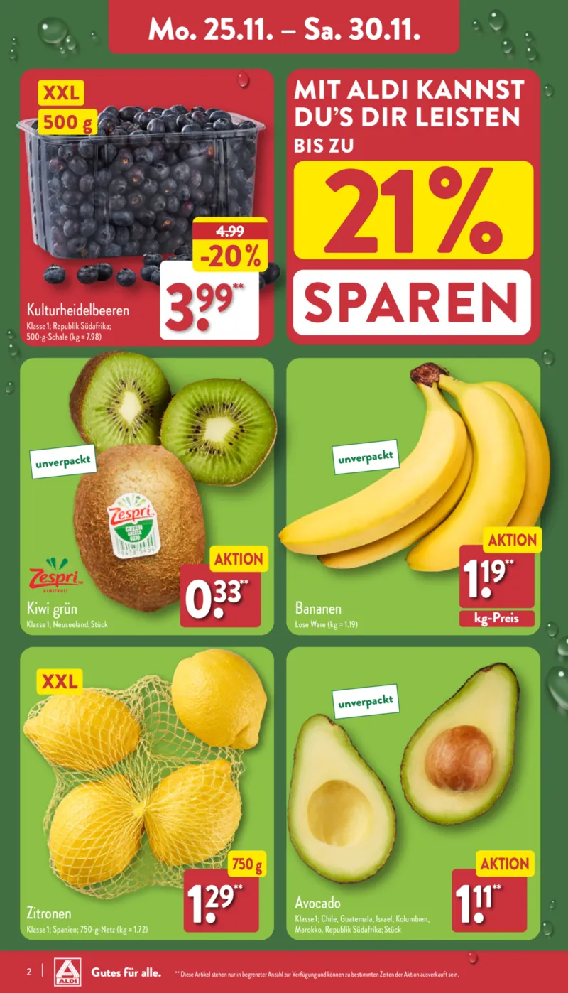 ALDI Nord Prospekt vom 25.11.2024, Seite 2