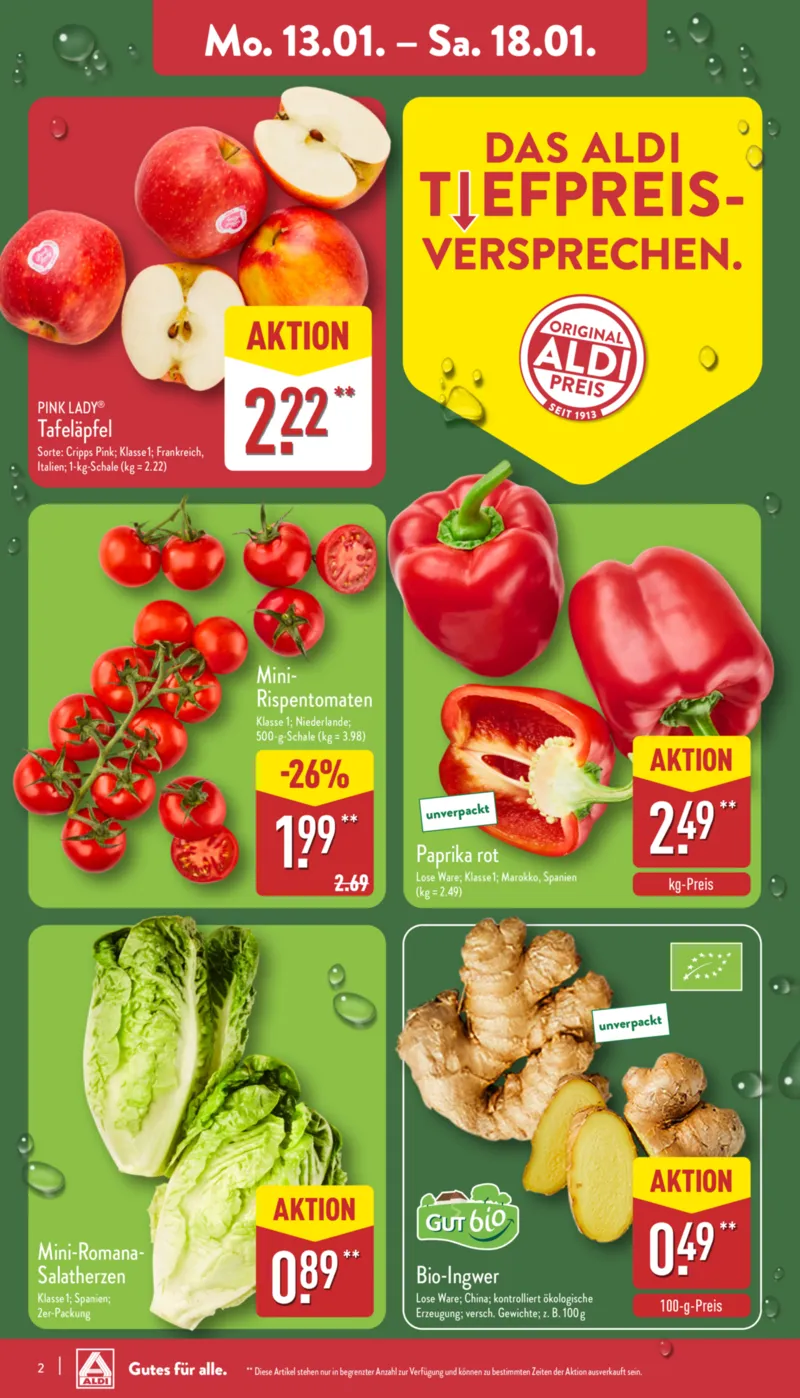 ALDI Nord Prospekt vom 13.01.2025, Seite 2