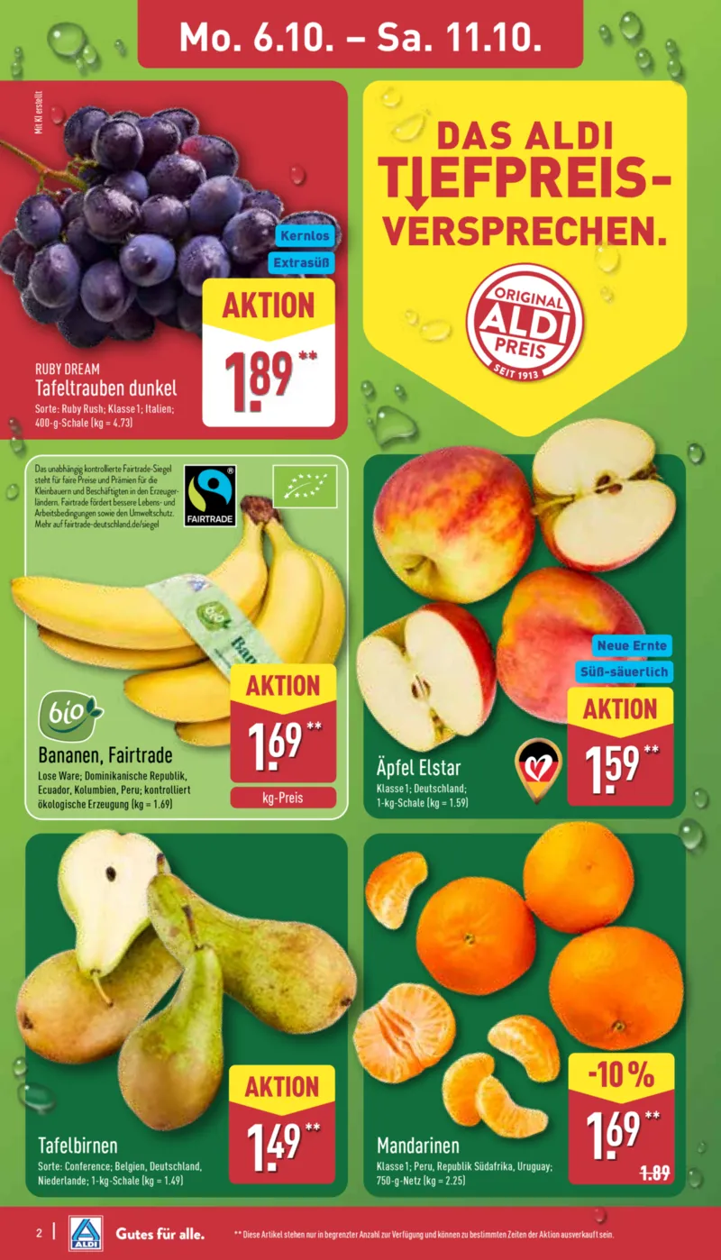 ALDI Nord Prospekt vom 06.10.2025, Seite 2