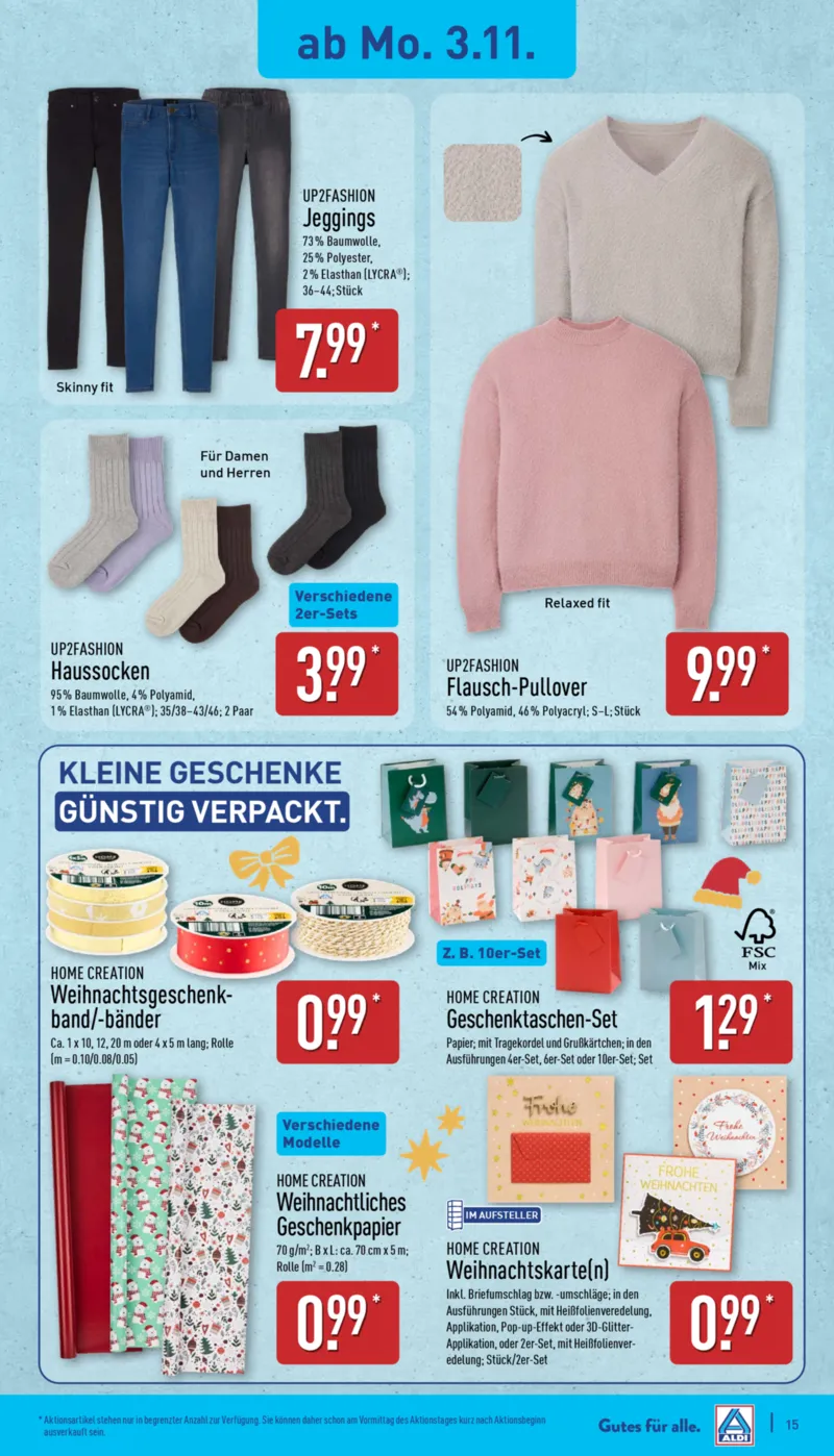 ALDI Nord Prospekt vom 03.11.2025, Seite 15 ALDI Nord Prospekt vom 03.11.2025, Seite 15