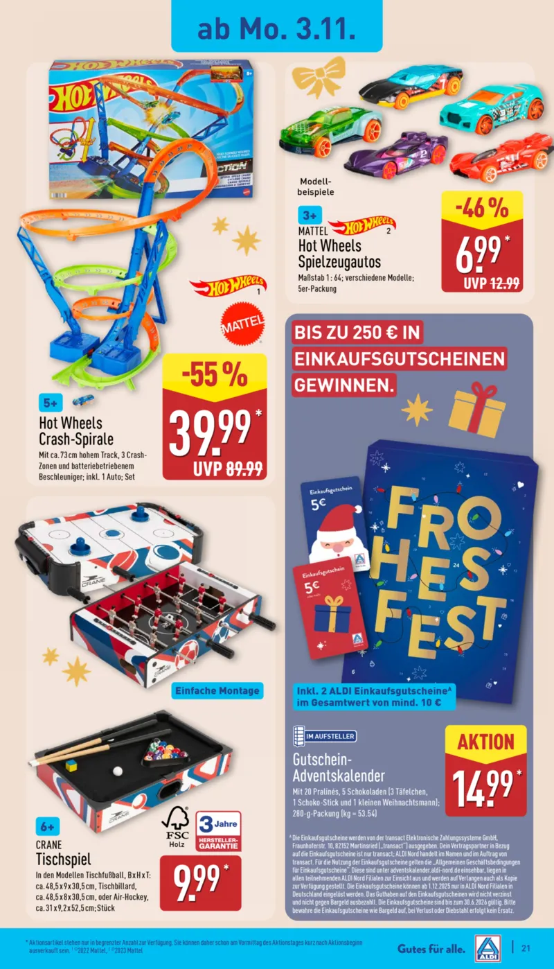 ALDI Nord Prospekt vom 03.11.2025, Seite 21 ALDI Nord Prospekt vom 03.11.2025, Seite 21