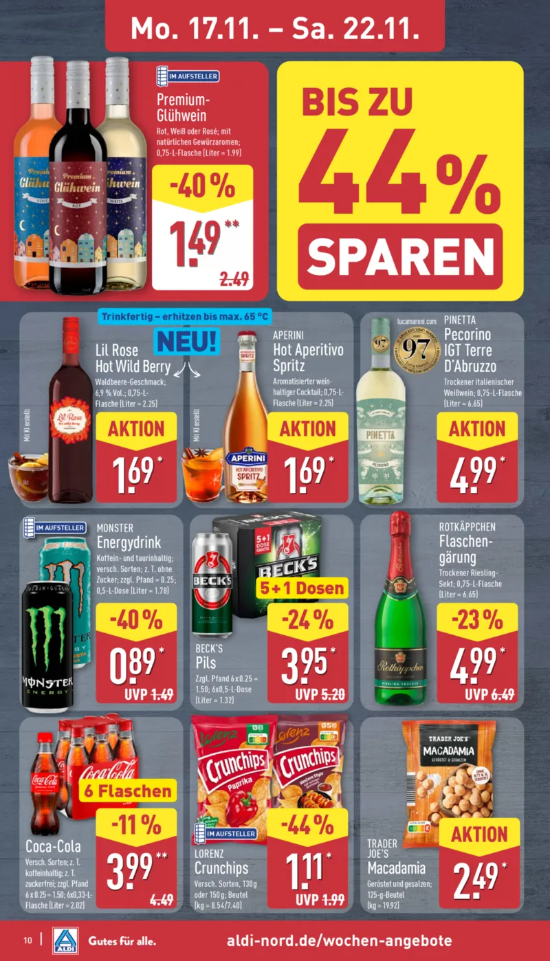 ALDI Nord Prospekt vom 17.11.2025, Seite 10