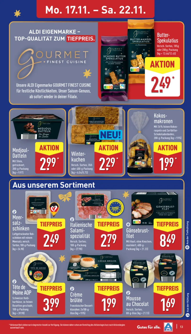 ALDI Nord Prospekt vom 17.11.2025, Seite 13