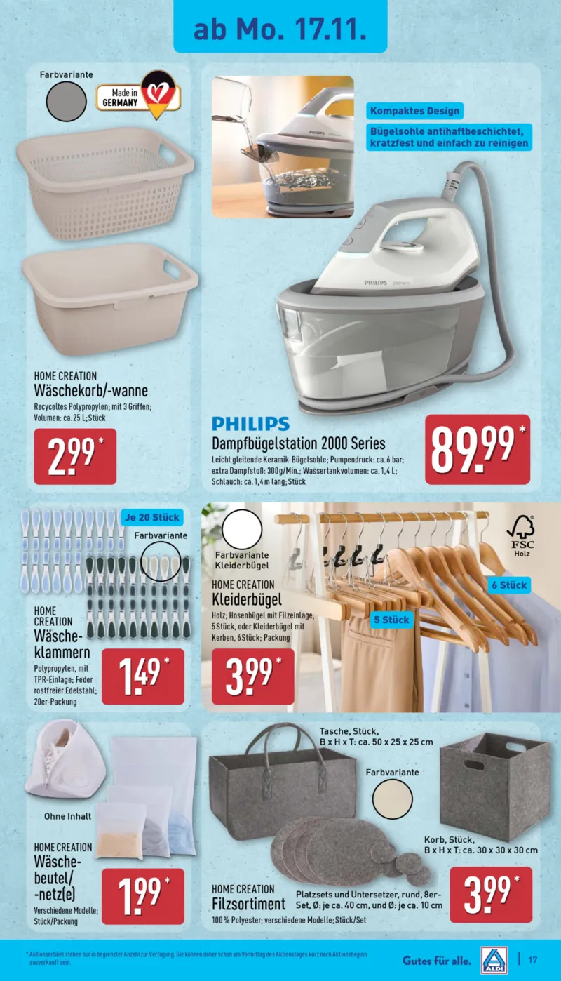 ALDI Nord Prospekt vom 17.11.2025, Seite 17