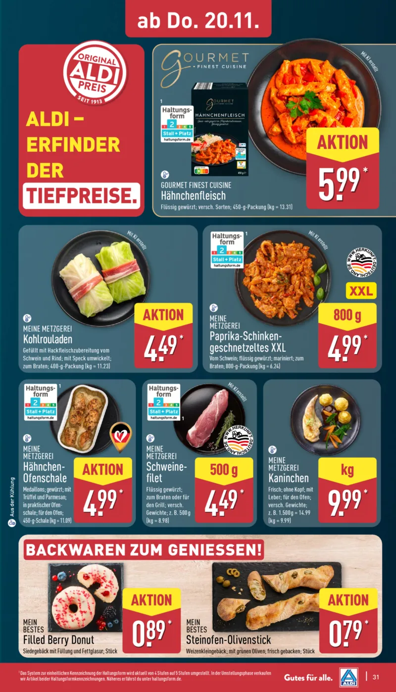 ALDI Nord Prospekt vom 17.11.2025, Seite 31