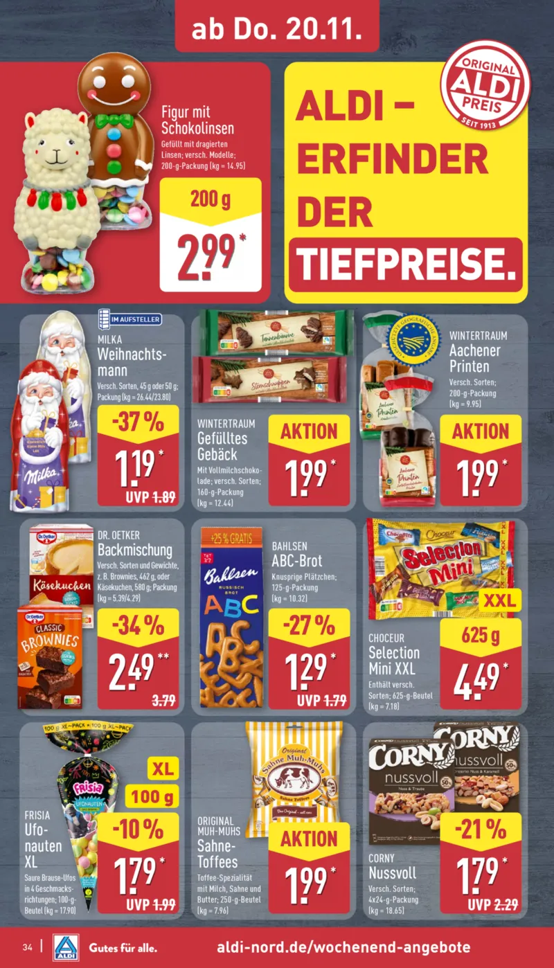 ALDI Nord Prospekt vom 17.11.2025, Seite 34