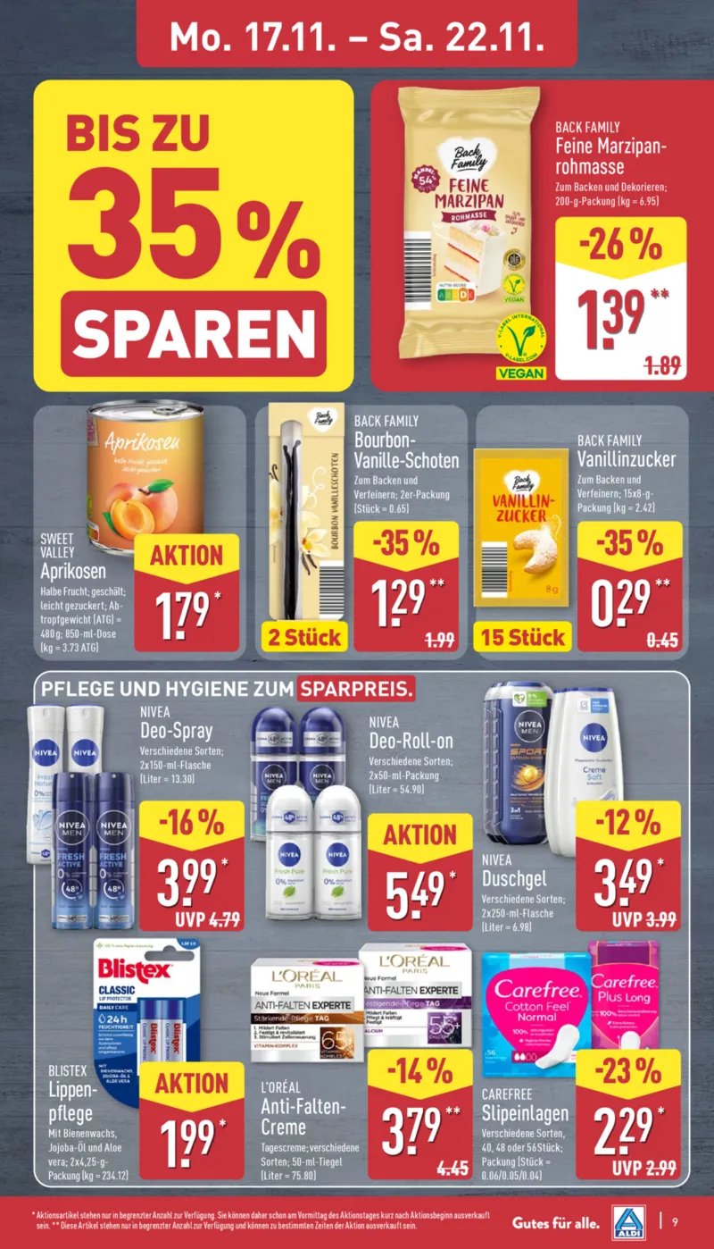 ALDI Nord Prospekt vom 17.11.2025, Seite 9