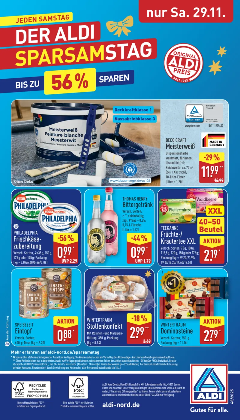 ALDI Nord Prospekt vom 24.11.2025, Seite 38