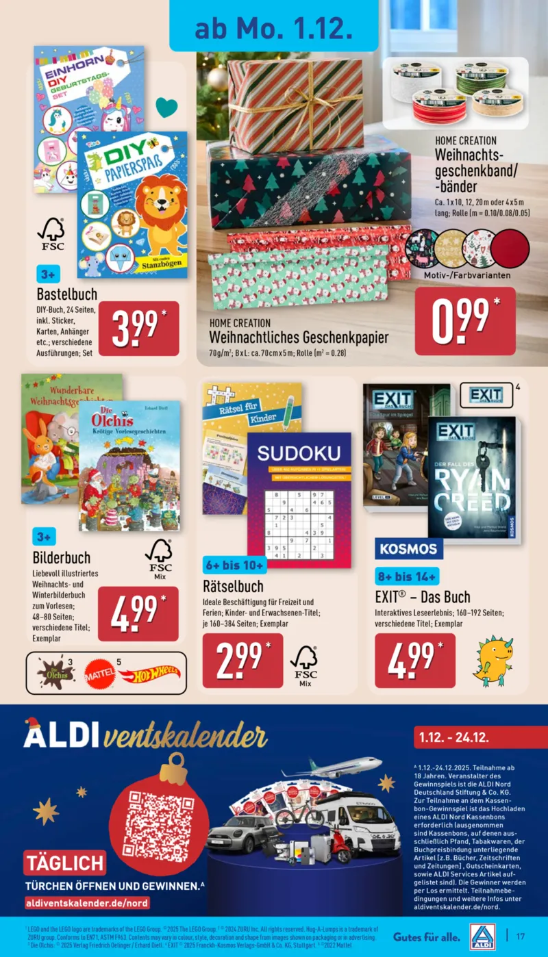 ALDI Nord Prospekt vom 01.12.2025, Seite 17