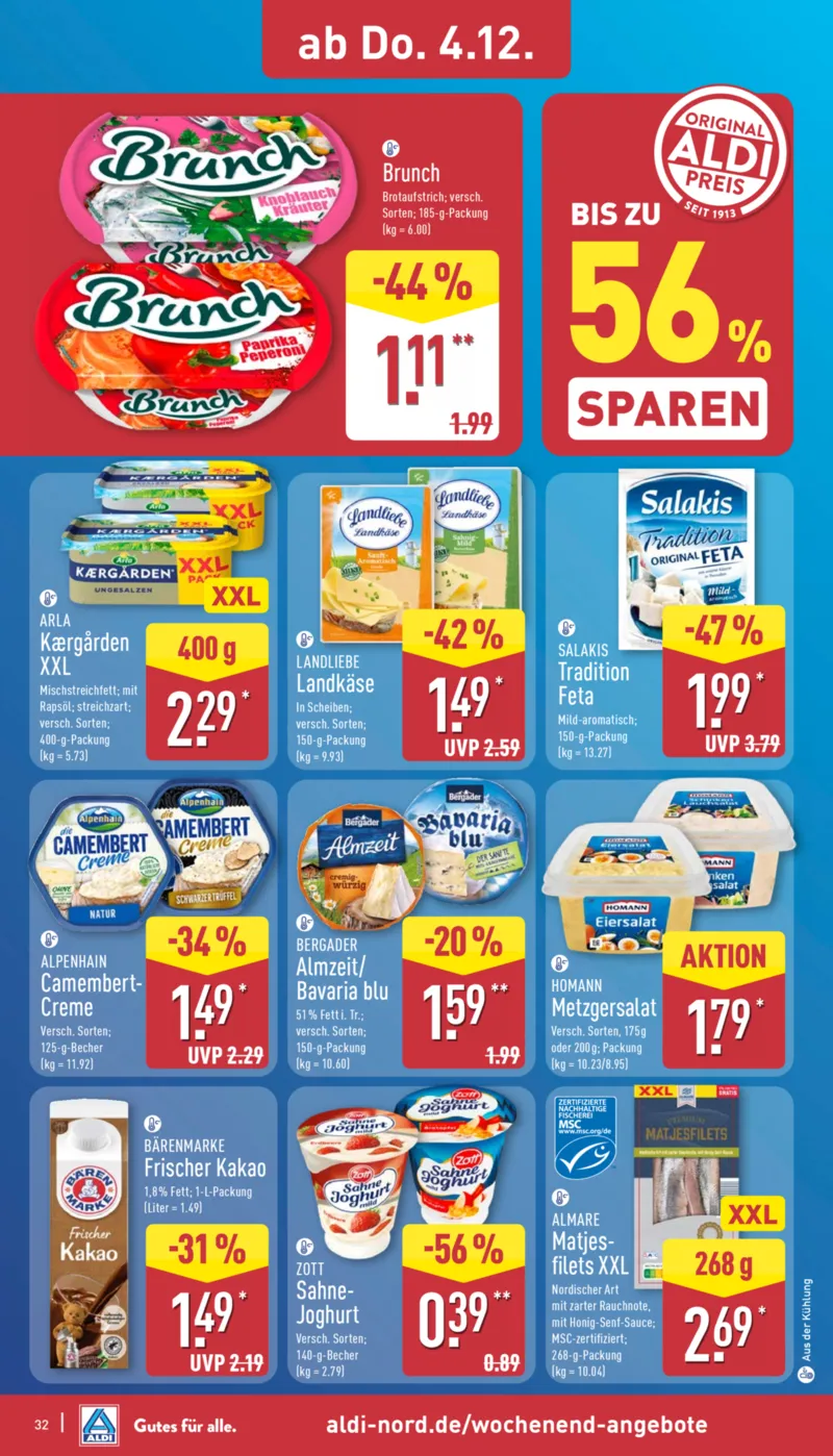 ALDI Nord Prospekt vom 01.12.2025, Seite 32