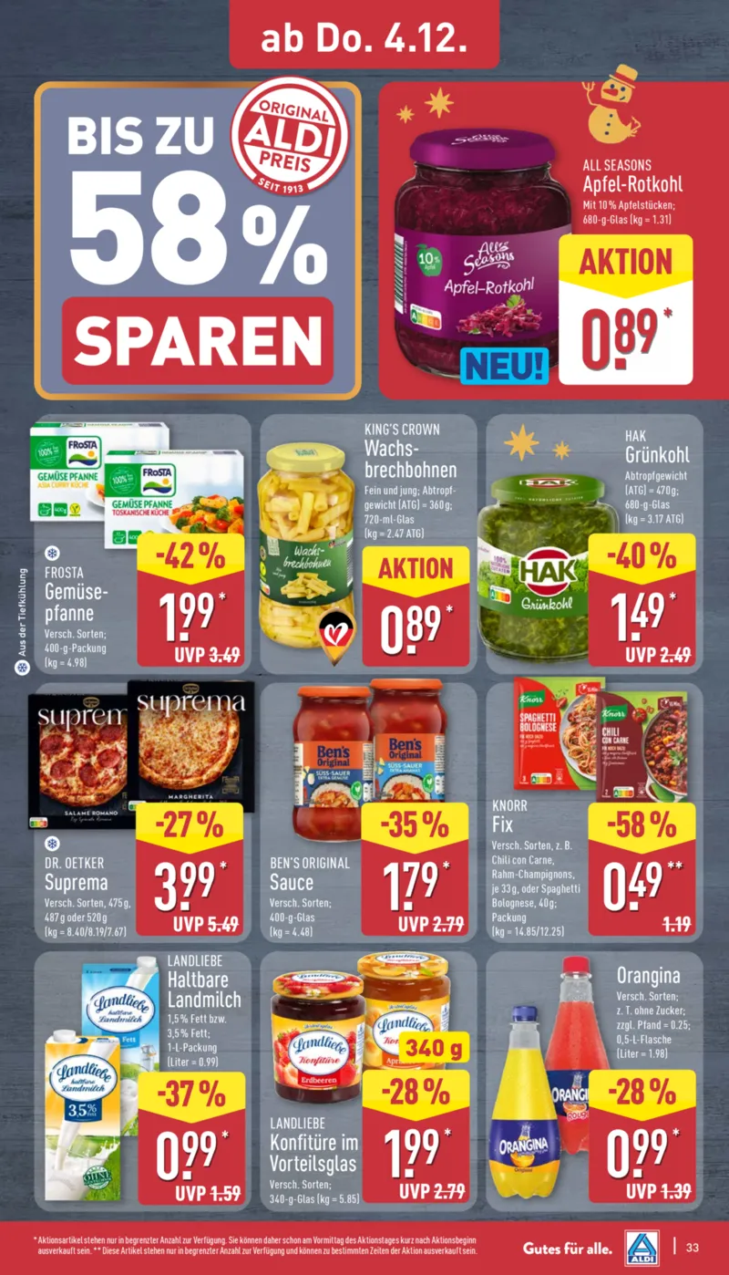 ALDI Nord Prospekt vom 01.12.2025, Seite 33