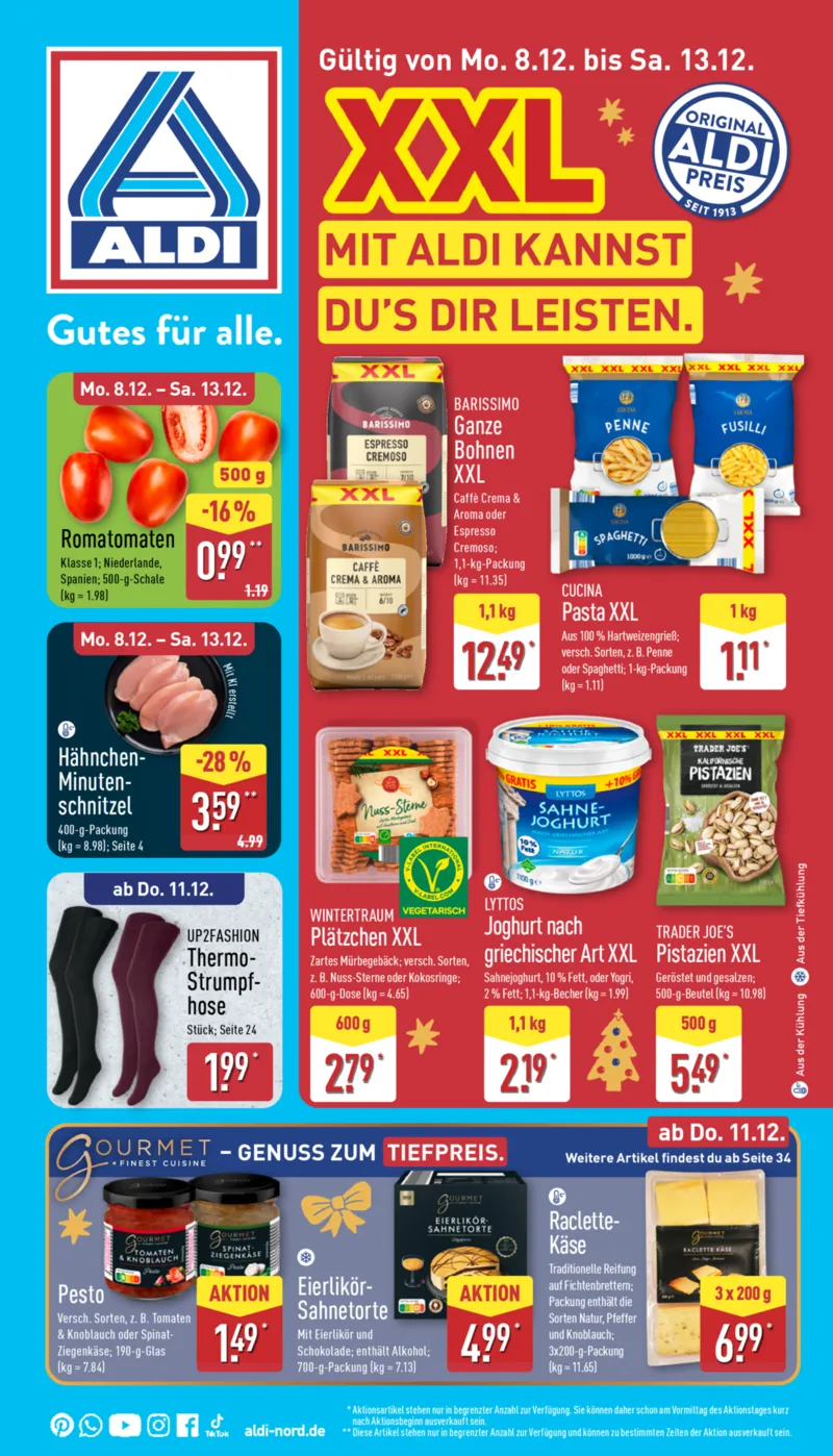 ALDI Nord Prospekt vom 08.12.2025, Seite 1