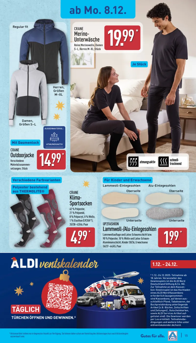 ALDI Nord Prospekt vom 08.12.2025, Seite 15