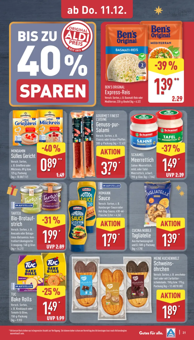 ALDI Nord Prospekt vom 08.12.2025, Seite 31
