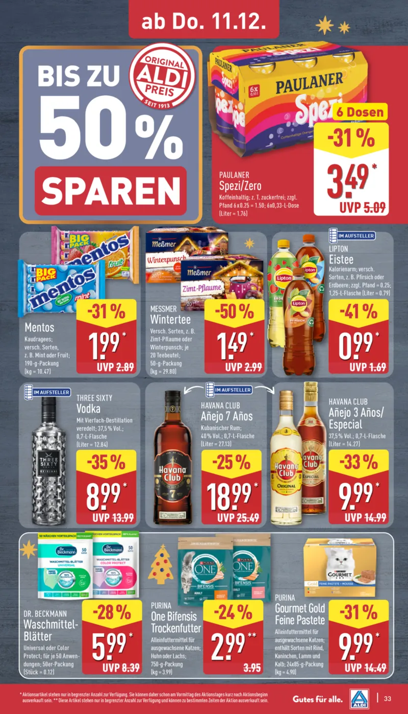 ALDI Nord Prospekt vom 08.12.2025, Seite 33