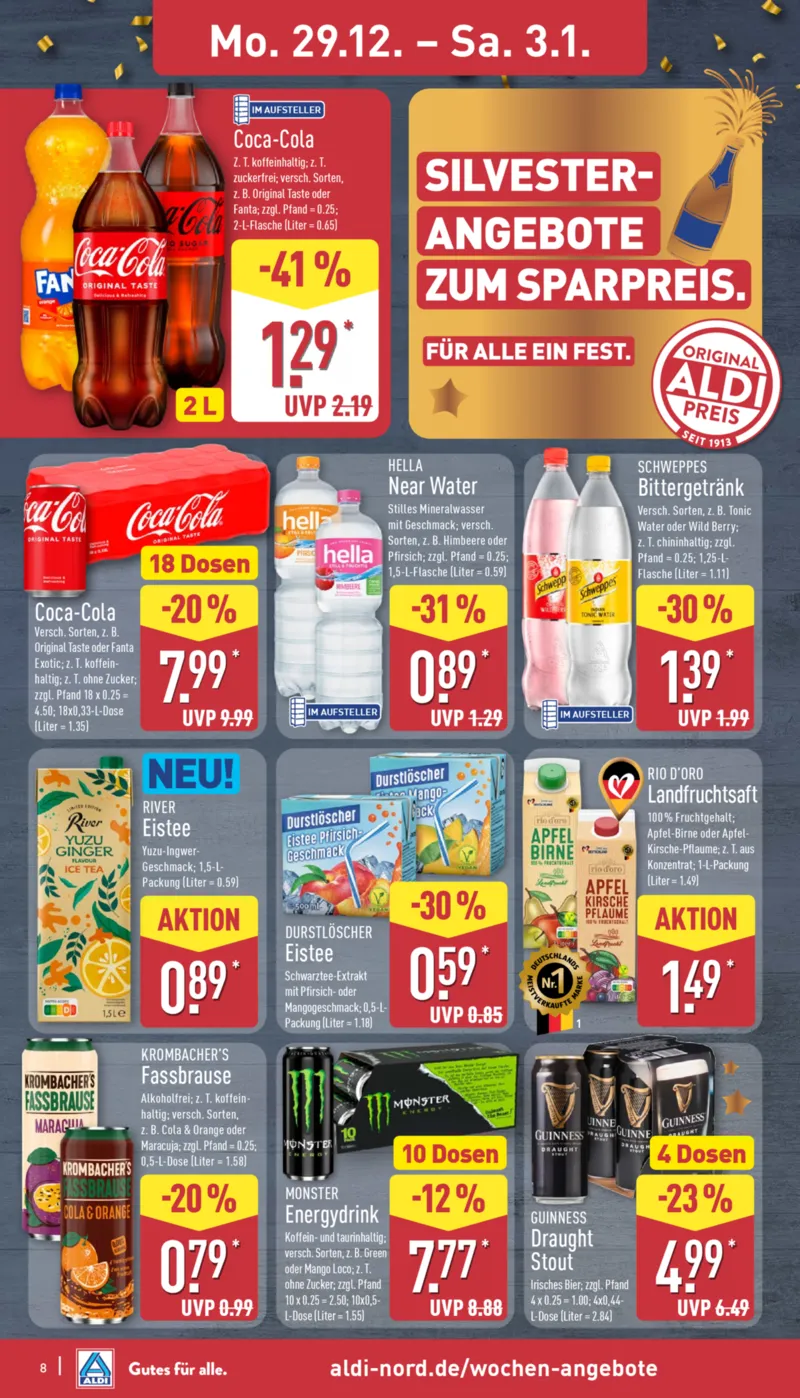 ALDI Nord Prospekt vom 29.12.2025, Seite 8