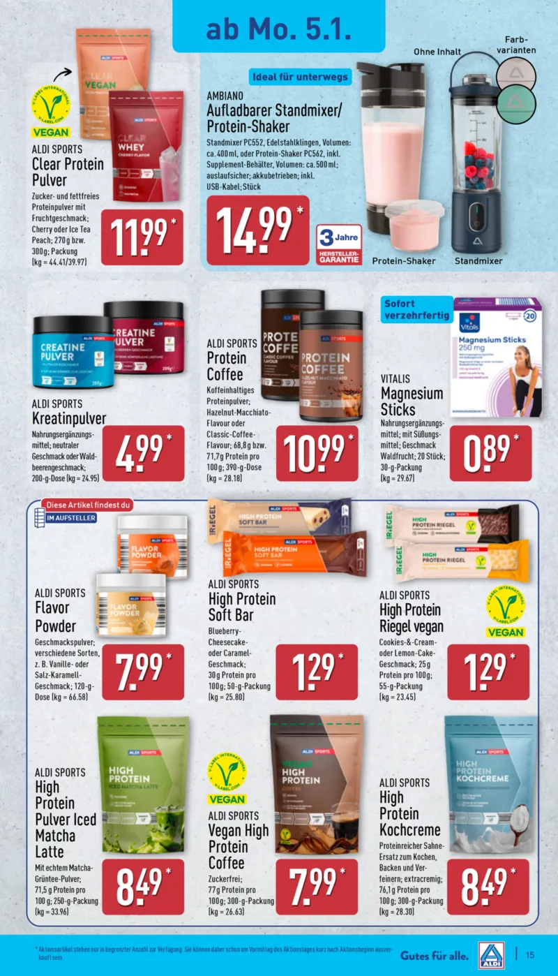 ALDI Nord Prospekt vom 05.01.2026, Seite 15
