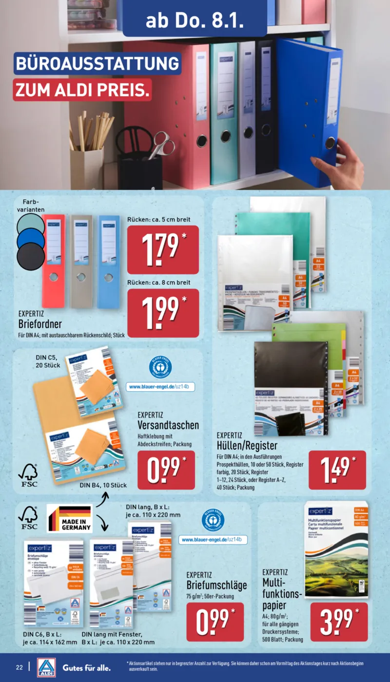ALDI Nord Prospekt vom 05.01.2026, Seite 22