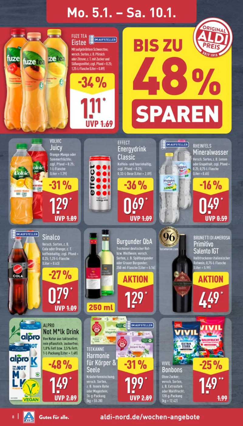 ALDI Nord Prospekt vom 05.01.2026, Seite 8