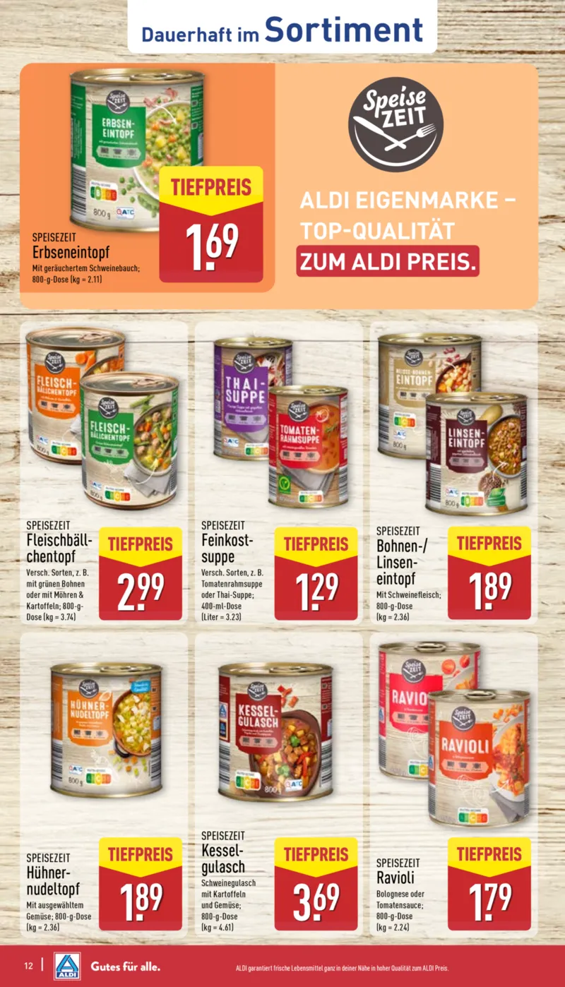 ALDI Nord Prospekt vom 12.01.2026, Seite 12