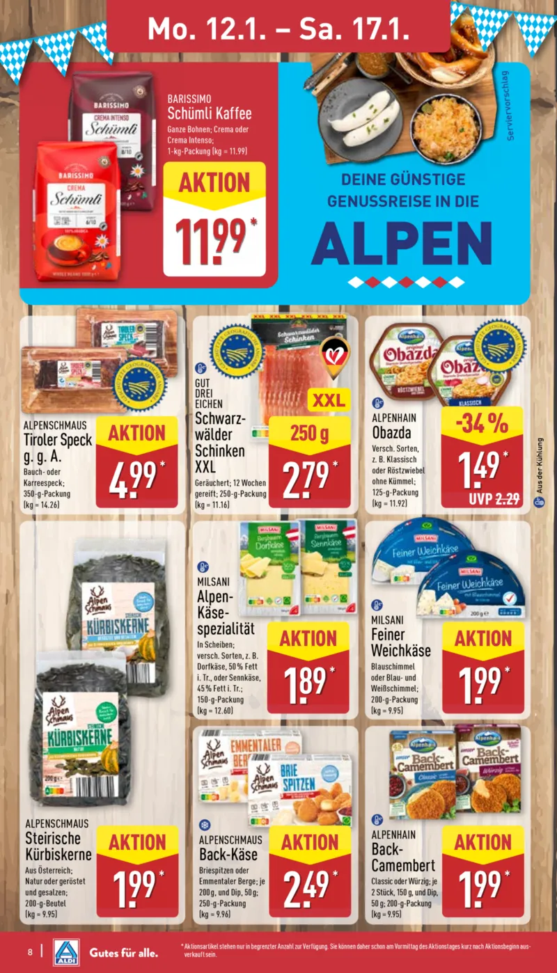 ALDI Nord Prospekt vom 12.01.2026, Seite 8