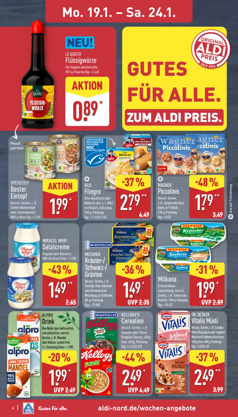 ALDI Nord Prospekt vom 19.01.2026, Seite 6