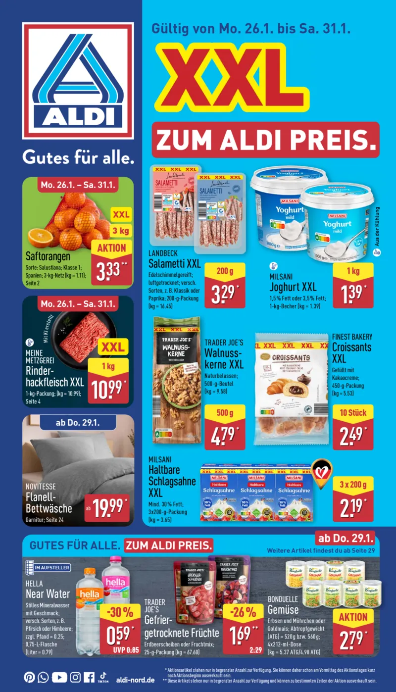 ALDI Nord Prospekt vom 26.01.2026, Seite 1