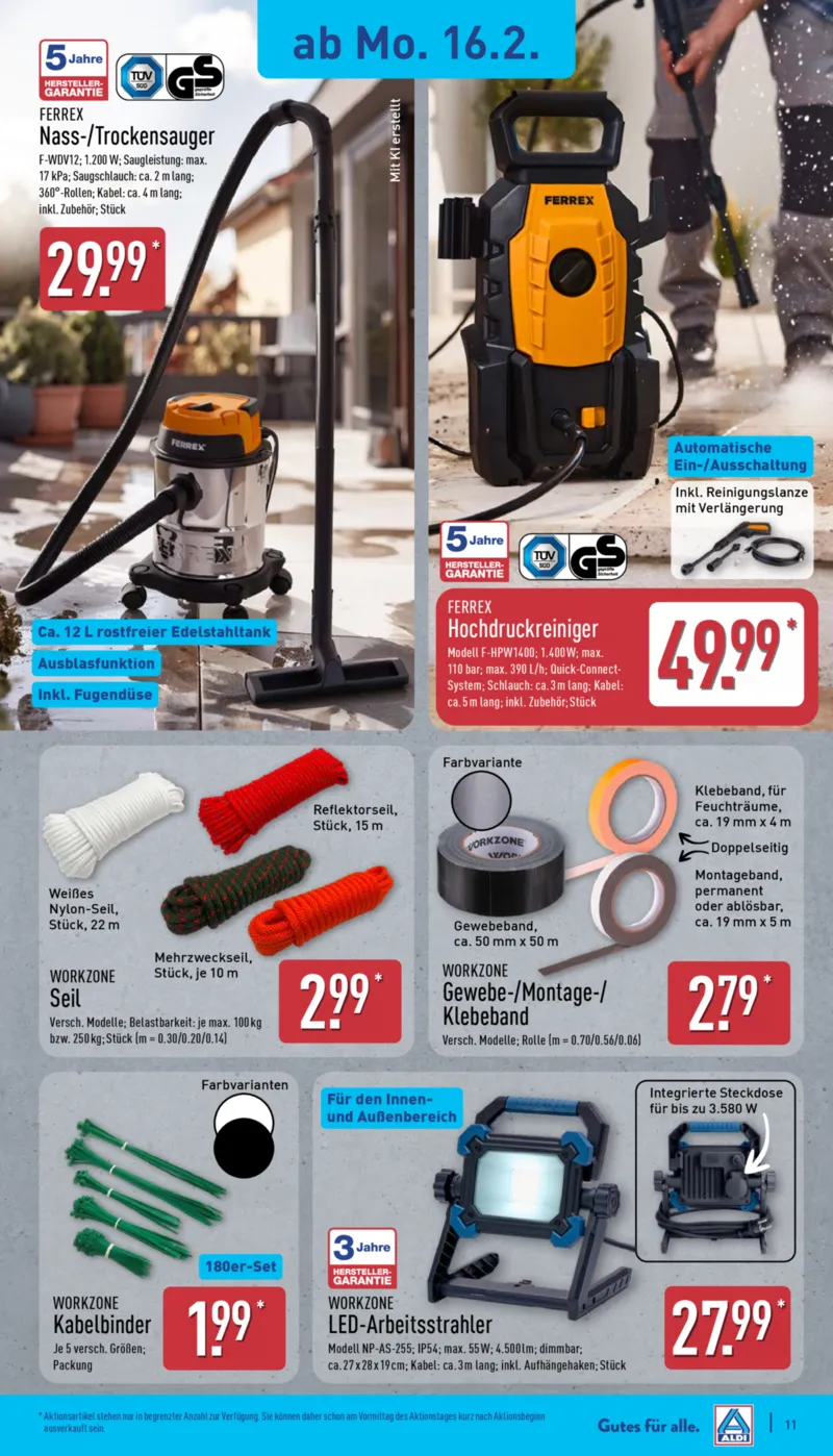 ALDI Nord Prospekt vom 16.02.2026, Seite 16