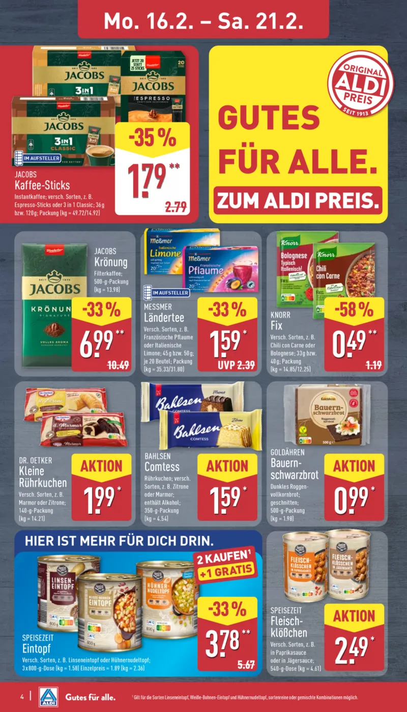 ALDI Nord Prospekt vom 16.02.2026, Seite 9