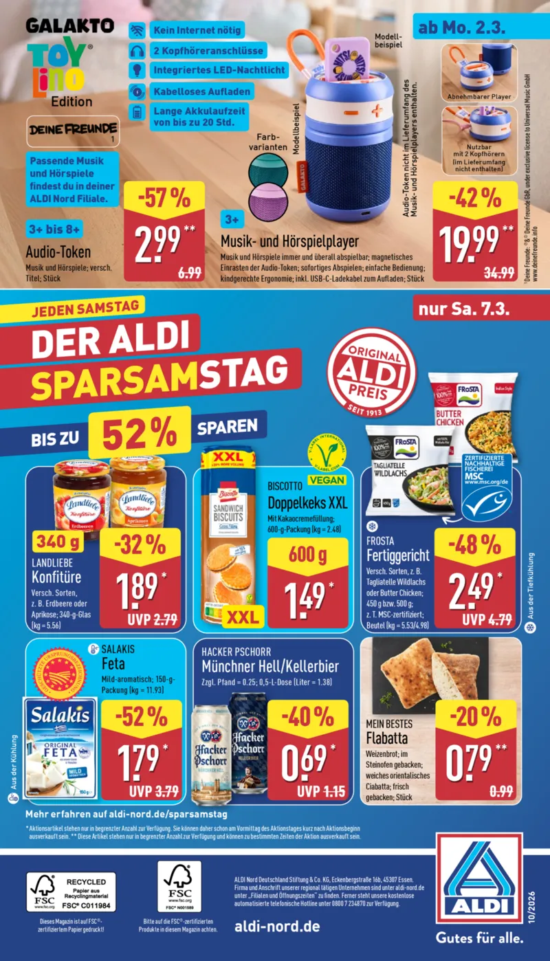 ALDI Nord Prospekt vom 02.03.2026, Seite 33
