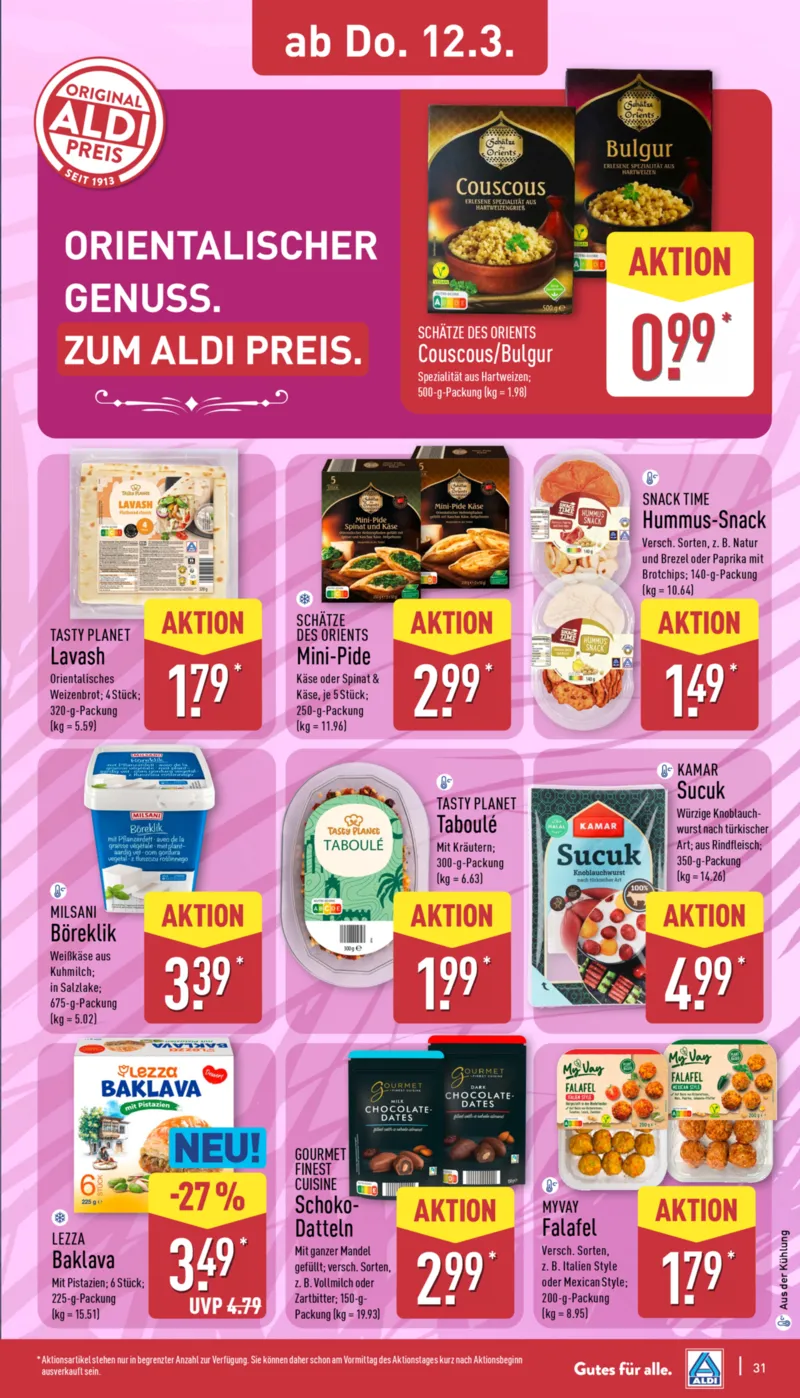 ALDI Nord Prospekt vom 09.03.2026, Seite 32