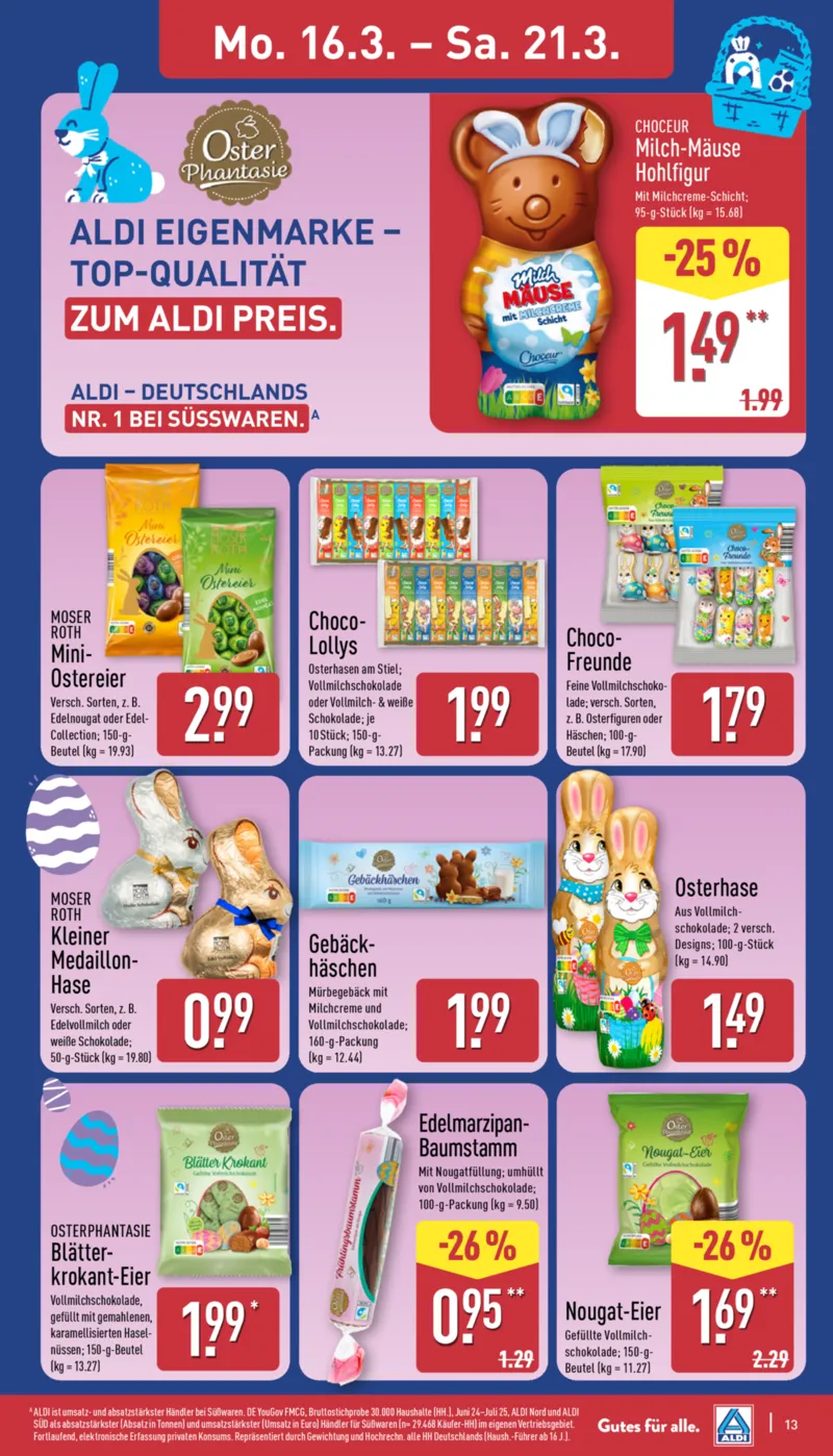ALDI Nord Prospekt vom 16.03.2026, Seite 13