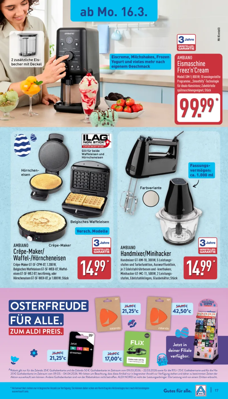 ALDI Nord Prospekt vom 16.03.2026, Seite 17