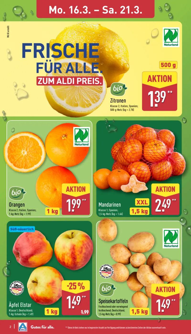 ALDI Nord Prospekt vom 16.03.2026, Seite 2