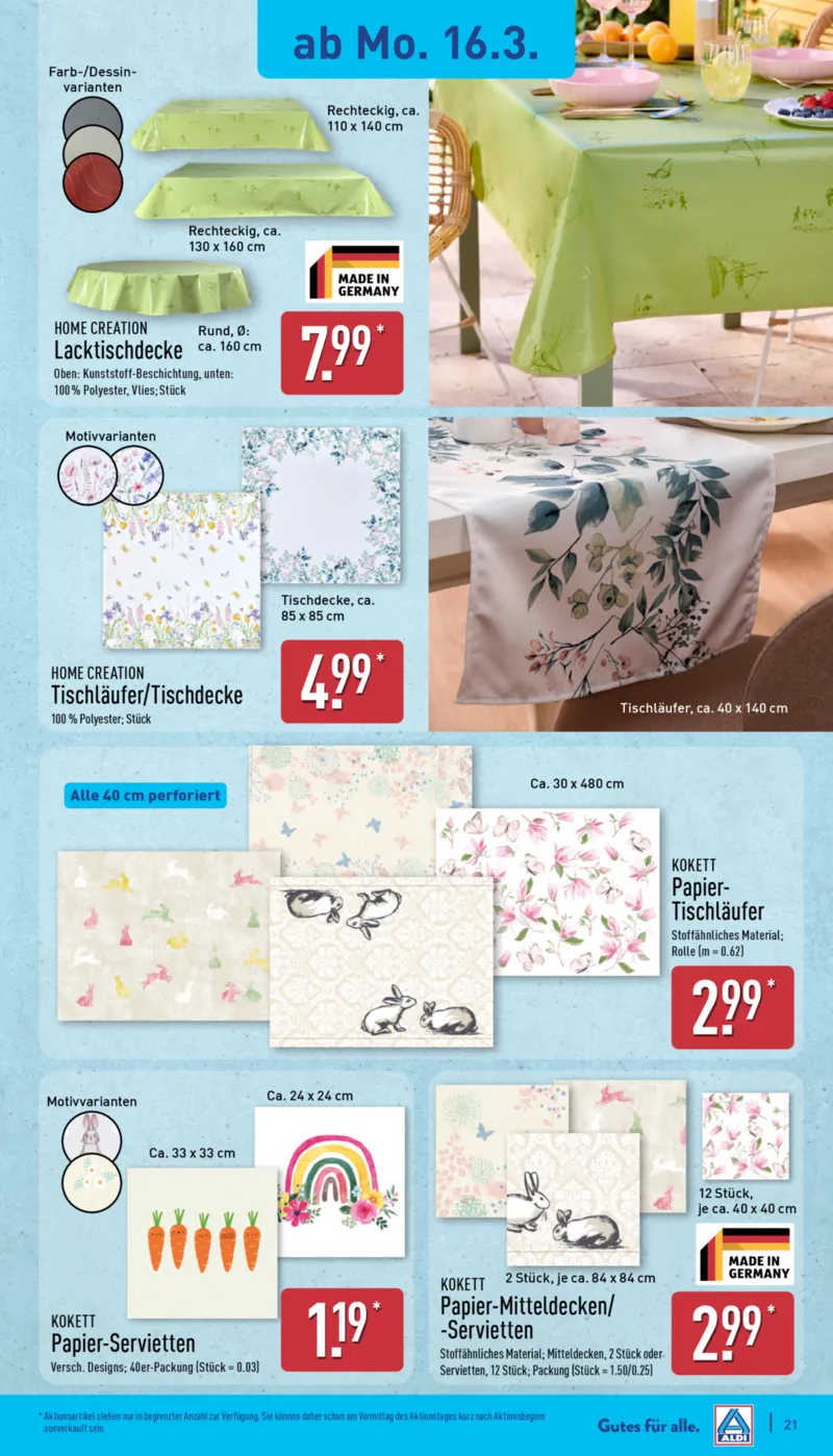 ALDI Nord Prospekt vom 16.03.2026, Seite 21