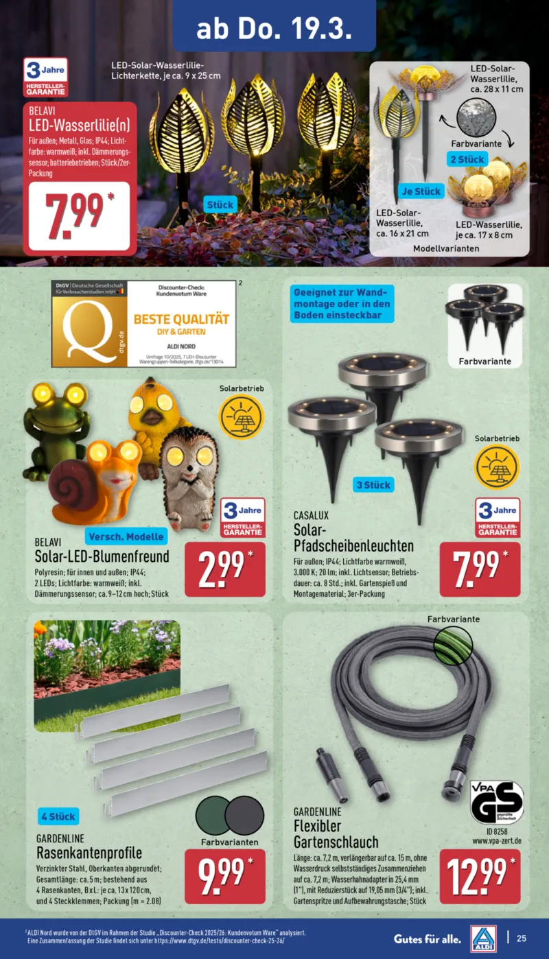 ALDI Nord Prospekt vom 16.03.2026, Seite 25