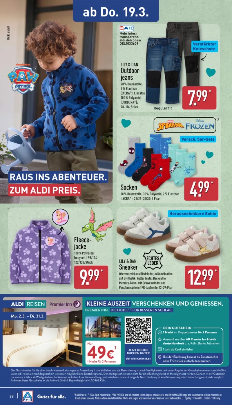 ALDI Nord Prospekt vom 16.03.2026, Seite 28