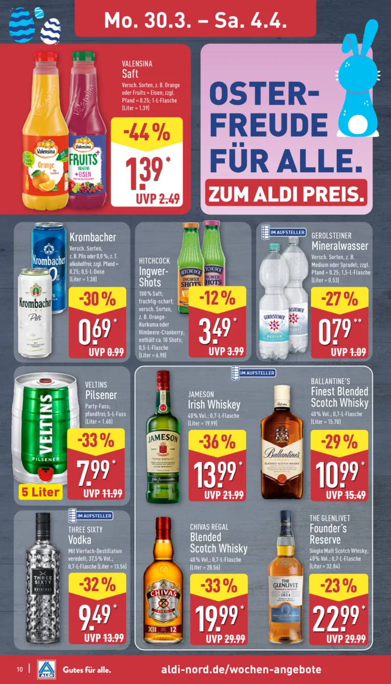 ALDI Nord Prospekt vom 30.03.2026, Seite 10