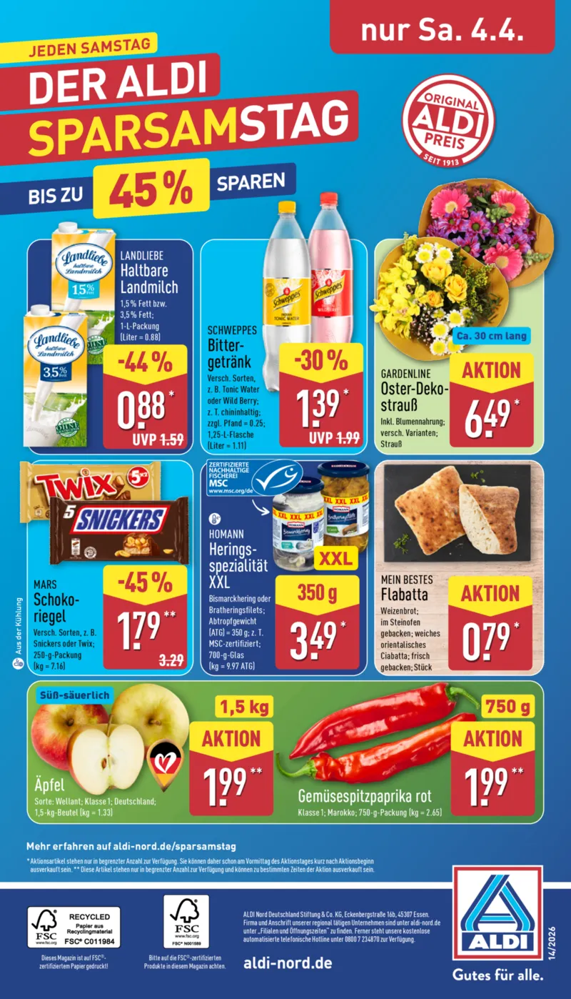 ALDI Nord Prospekt vom 30.03.2026, Seite 37