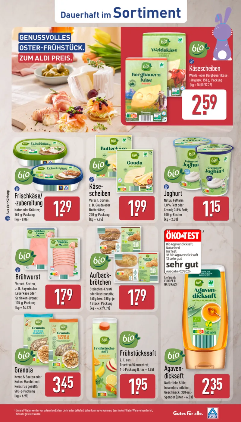 ALDI Nord Prospekt vom 30.03.2026, Seite 38